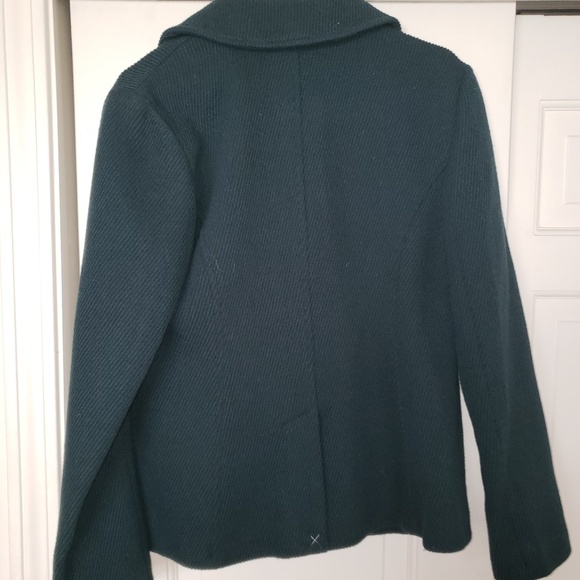 NWOT Green Loft textured pea coat - Picture 2 of 2